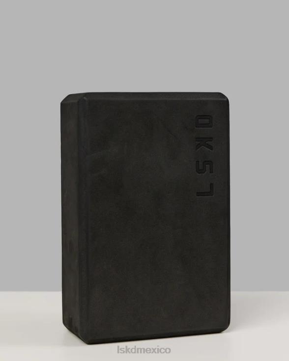 bloque de yoga flow - negro unisexo LSKD VP42D913 accesorios