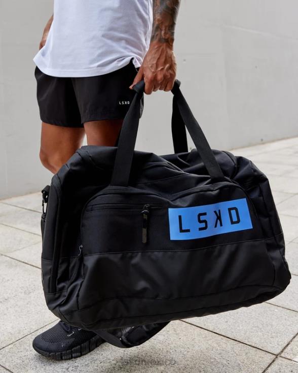 bolsa de lona rep 50l - negro - azul aciano unisexo LSKD VP42D888 accesorios
