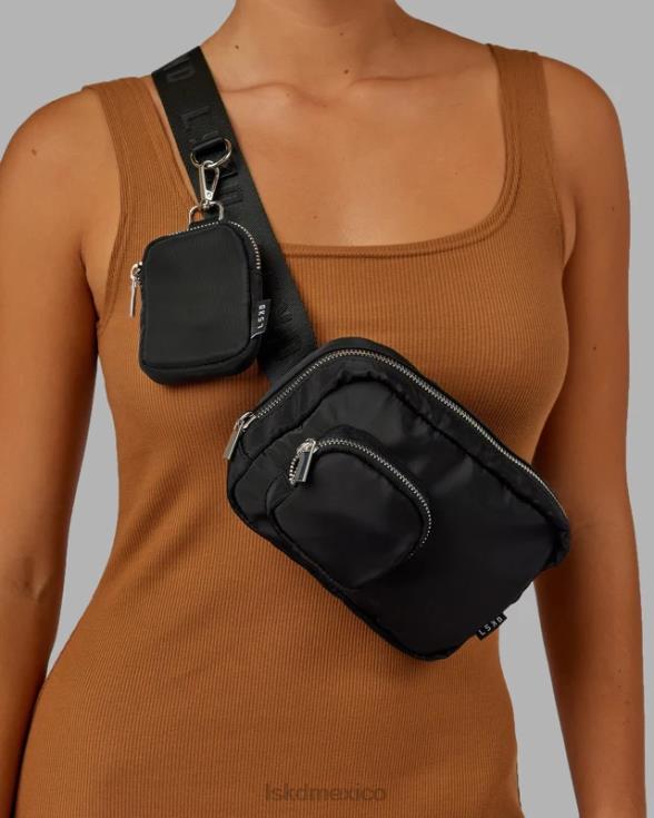 bolso bandolera diario - negro unisexo LSKD VP42D877 accesorios