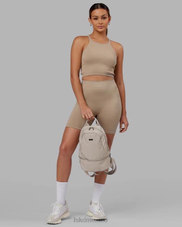 mini mochila esencial - beige esquisto unisexo LSKD VP42D887 accesorios