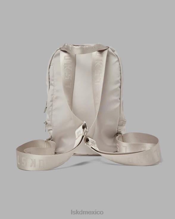 mini mochila esencial - beige esquisto unisexo LSKD VP42D887 accesorios