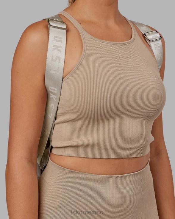 mini mochila esencial - beige esquisto unisexo LSKD VP42D887 accesorios