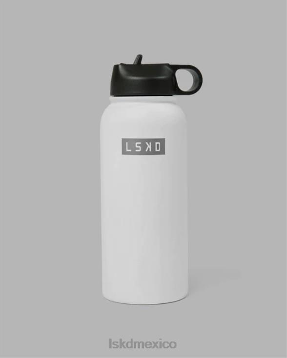 Botella de metal con aislamiento Hydrosphere de 32 oz - blanco unisexo LSKD VP42D903 accesorios