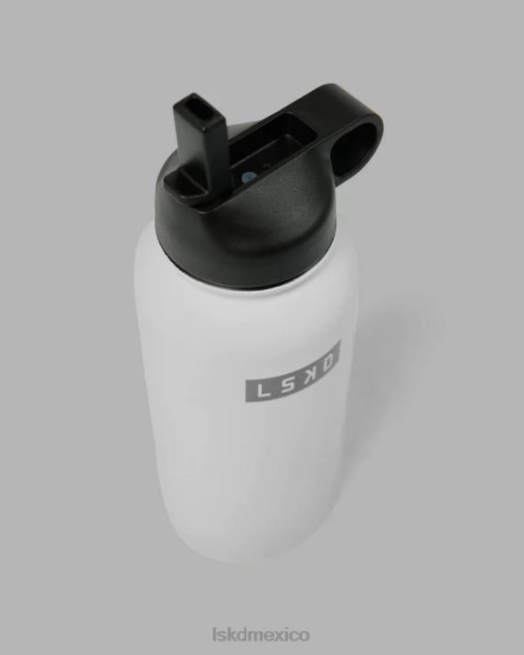 Botella de metal con aislamiento Hydrosphere de 32 oz - blanco unisexo LSKD VP42D903 accesorios