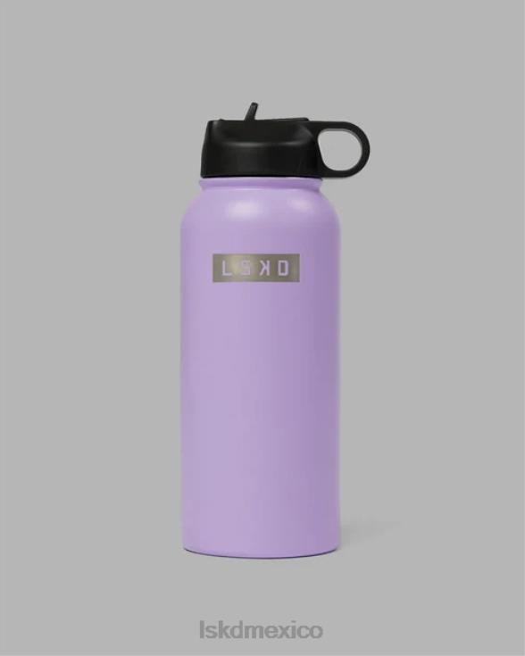 Botella de metal con aislamiento Hydrosphere de 32 oz - lila pálido unisexo LSKD VP42D899 accesorios