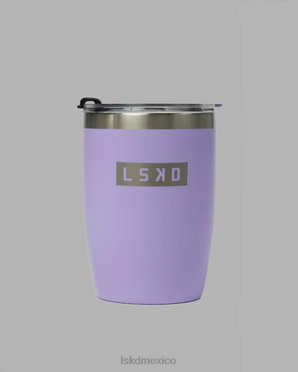 Taza de viaje de 11 oz con tapa a presión - lila unisexo LSKD VP42D900 accesorios