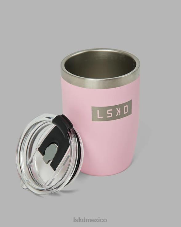 Taza de viaje de 11 oz con tapa con cierre a presión - rosa unisexo LSKD VP42D897 accesorios