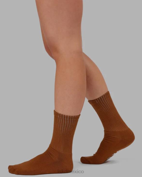 Pack de 3 calcetines esenciales Essential - caqui/crema/rojo unisexo LSKD VP42D869 accesorios