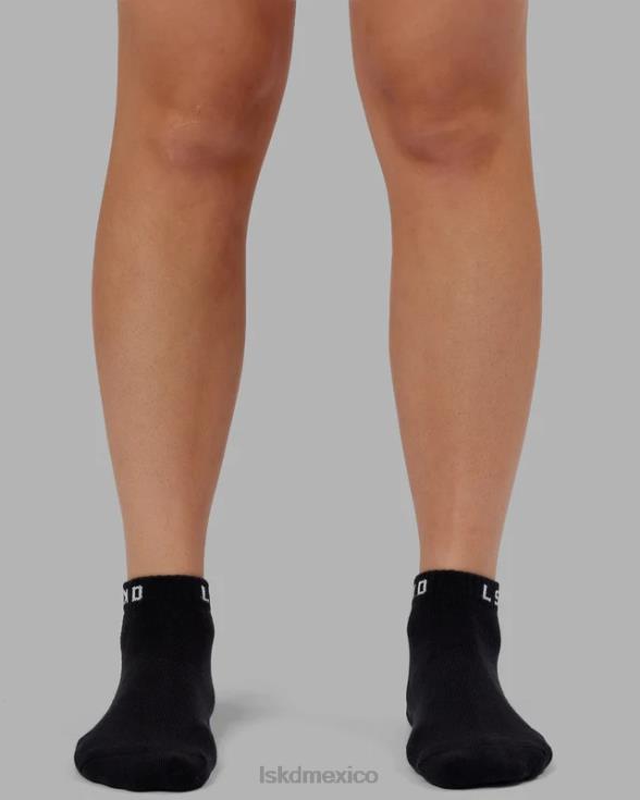 Pack de 3 calcetines tobilleros Daily - negro unisexo LSKD VP42D867 accesorios