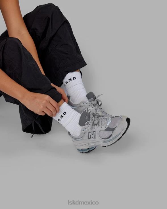 Paquete de 3 calcetines diarios - blanco unisexo LSKD VP42D856 accesorios
