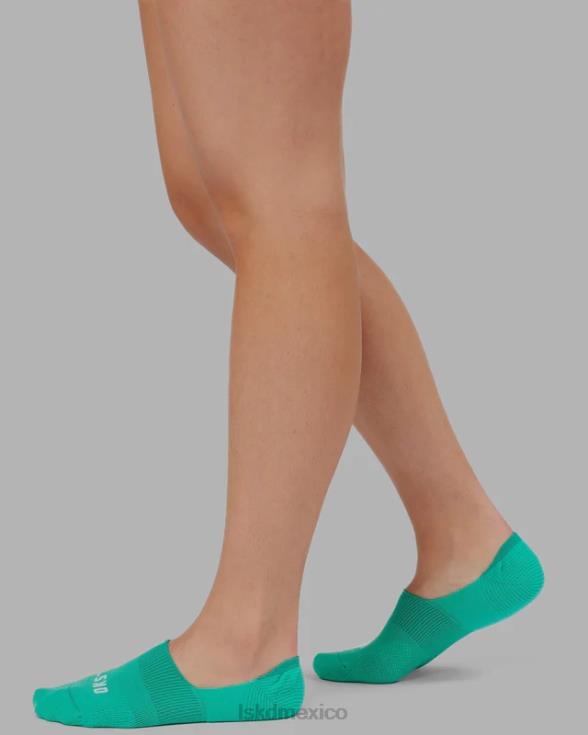 Performance No Show Pack de 3 calcetines - Verde/Púrpura/Rosa unisexo LSKD VP42D870 accesorios