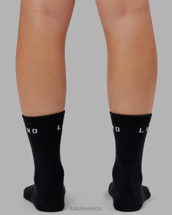 calcetín diario - negro unisexo LSKD VP42D862 accesorios