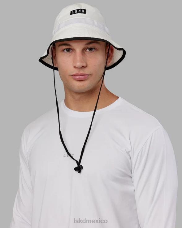 Gorro boonie de alto rendimiento - blanco unisexo LSKD VP42D821 accesorios