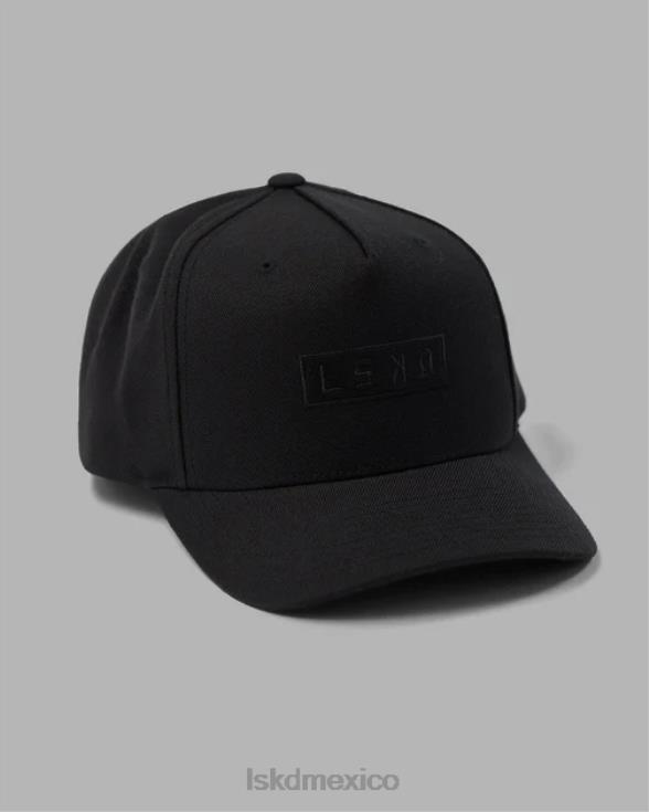 gorra snapback cornerstone - negro-negro unisexo LSKD VP42D820 accesorios