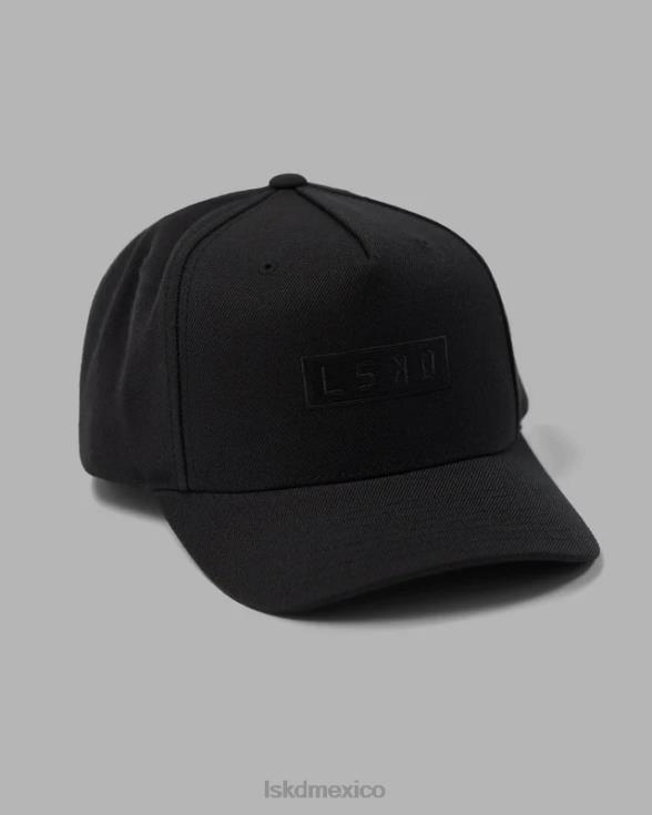 gorra snapback cornerstone - negro-negro unisexo LSKD VP42D820 accesorios