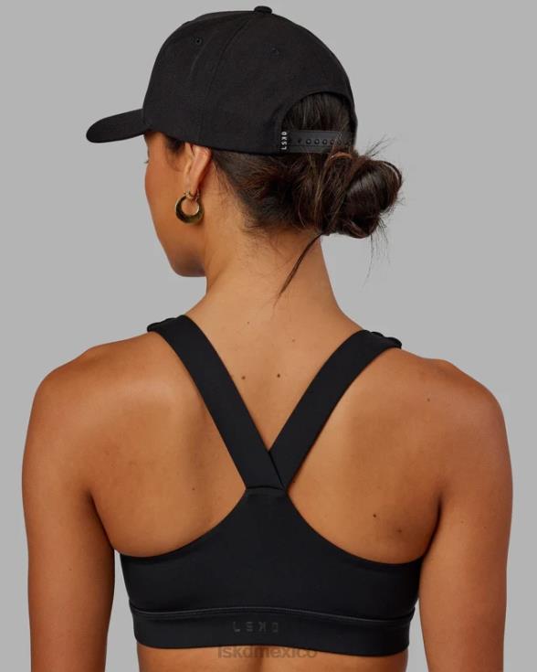 gorra snapback cornerstone - negro-negro unisexo LSKD VP42D820 accesorios