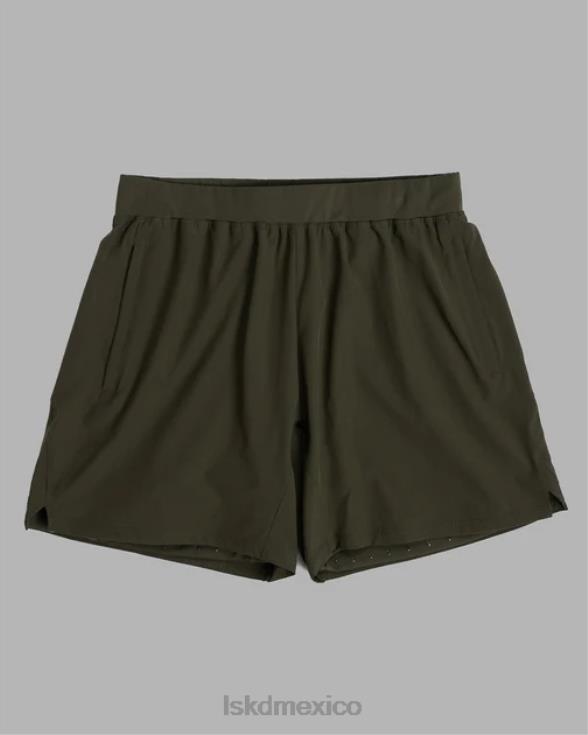 Challenger pantalón corto de rendimiento forrado de 6'' - forest night hombres LSKD VP42D1067 vestir