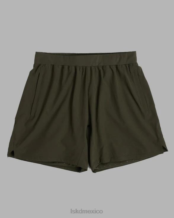 Challenger pantalón corto de rendimiento forrado de 6'' - forest night hombres LSKD VP42D1067 vestir