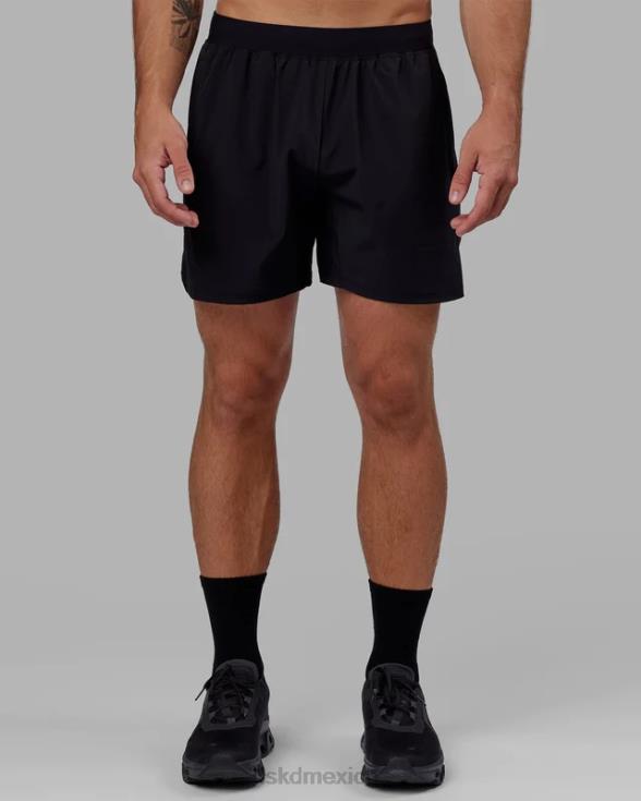 Challenger pantalón corto de rendimiento forrado de 6'' - negro hombres LSKD VP42D1062 vestir
