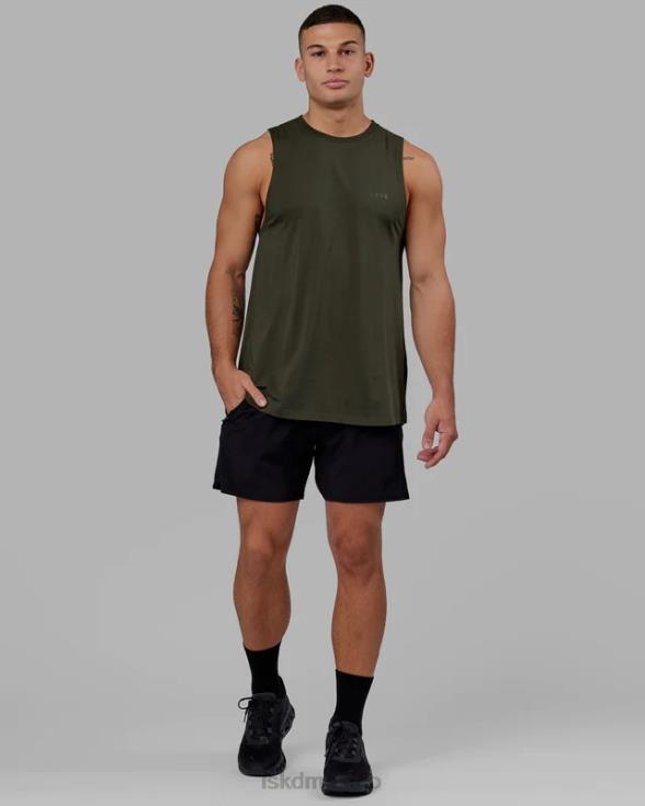 Challenger pantalón corto de rendimiento forrado de 6'' - negro hombres LSKD VP42D1062 vestir