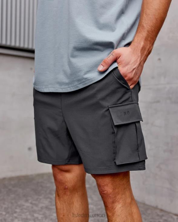 Pantalón corto cargo Energy Stretch Performance - Asfalto hombres LSKD VP42D1113 vestir