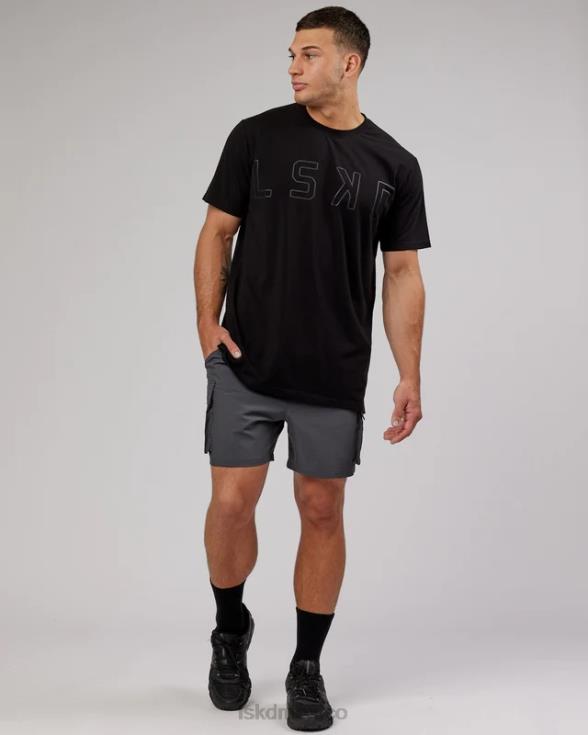 Pantalón corto cargo Energy Stretch Performance - Asfalto hombres LSKD VP42D1113 vestir