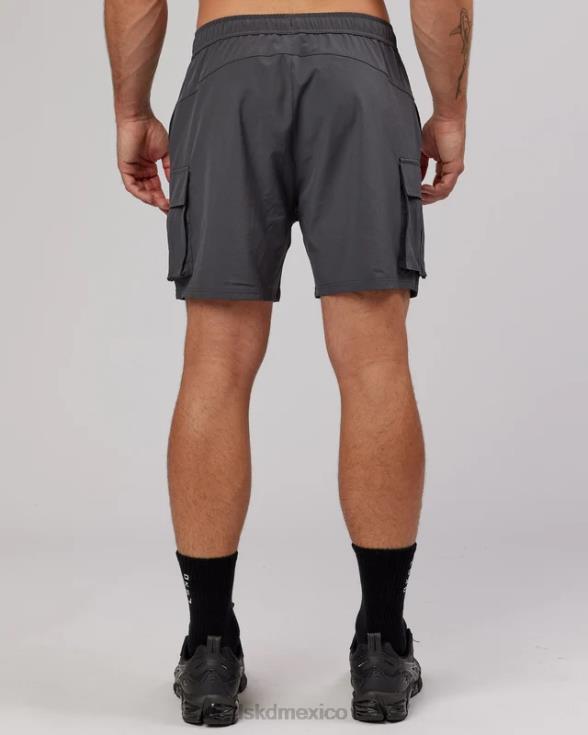 Pantalón corto cargo Energy Stretch Performance - Asfalto hombres LSKD VP42D1113 vestir