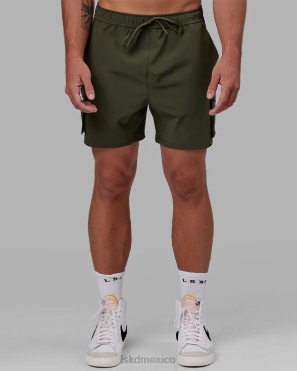 Pantalón corto cargo Energy Stretch Performance - Noche del bosque hombres LSKD VP42D1099 vestir