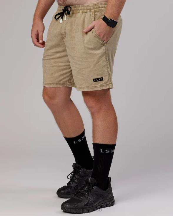 corto diario - café con leche pigmentado hombres LSKD VP42D1138 vestir