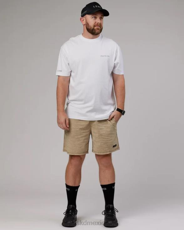 corto diario - café con leche pigmentado hombres LSKD VP42D1138 vestir