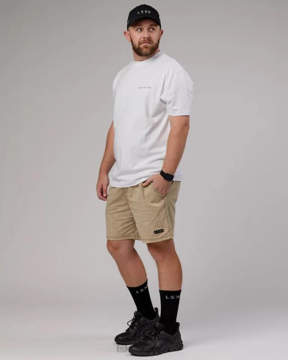 corto diario - café con leche pigmentado hombres LSKD VP42D1138 vestir