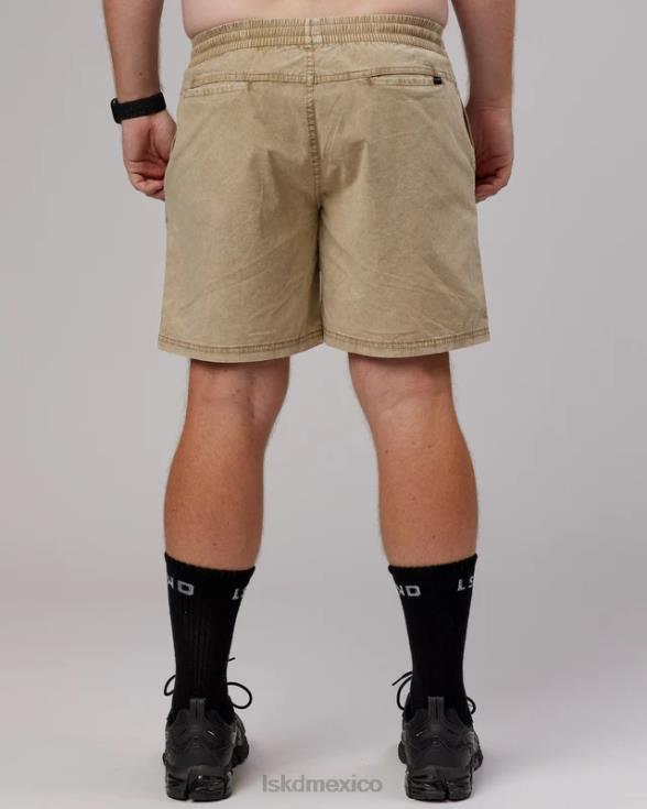 corto diario - café con leche pigmentado hombres LSKD VP42D1138 vestir