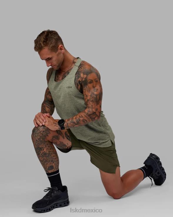 pantalón corto de alto rendimiento con forro ultraair de 6'' - forest night hombres LSKD VP42D1081 vestir