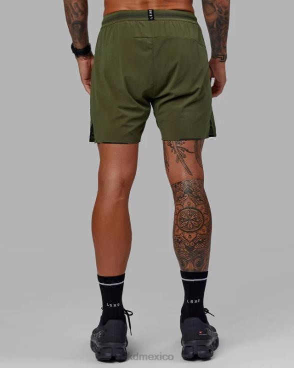 pantalón corto de alto rendimiento con forro ultraair de 6'' - forest night hombres LSKD VP42D1081 vestir