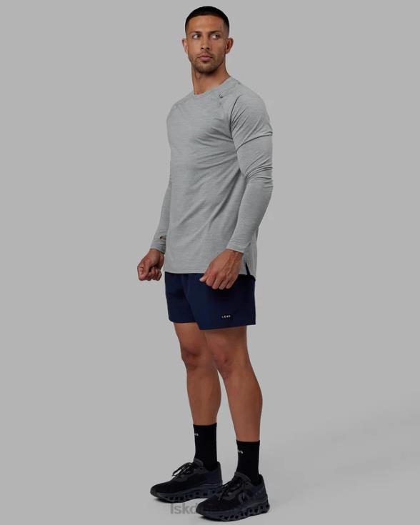 pantalón corto de alto rendimiento rep 5'' - azul marino hombres LSKD VP42D1080 vestir