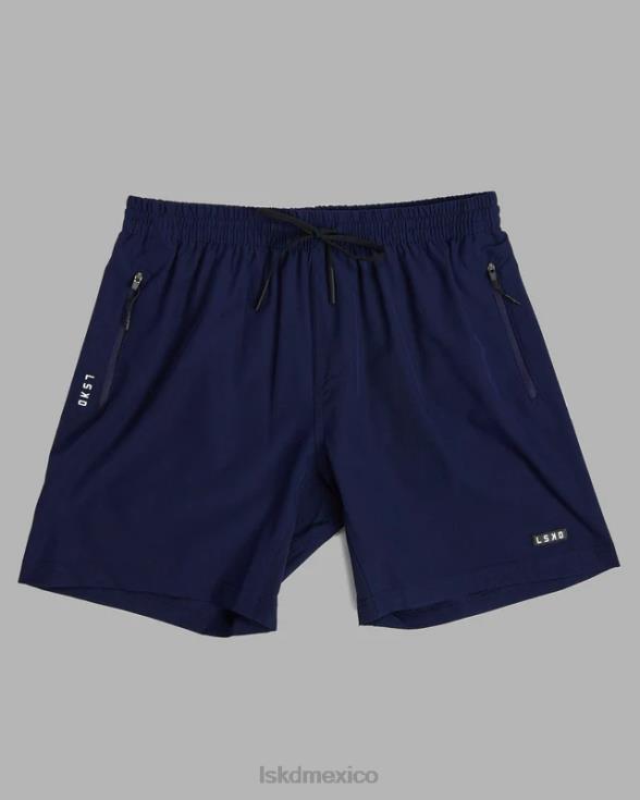 pantalón corto de alto rendimiento rep 7'' - azul marino hombres LSKD VP42D1079 vestir
