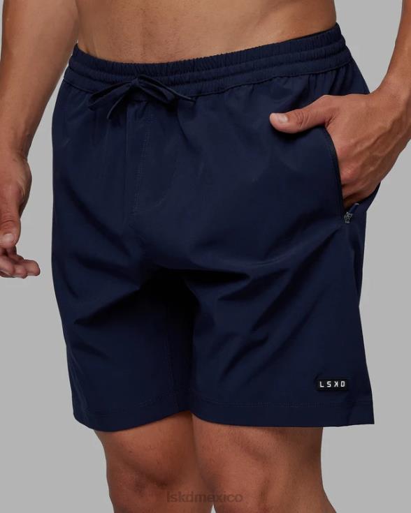 pantalón corto de alto rendimiento rep 7'' - azul marino hombres LSKD VP42D1079 vestir