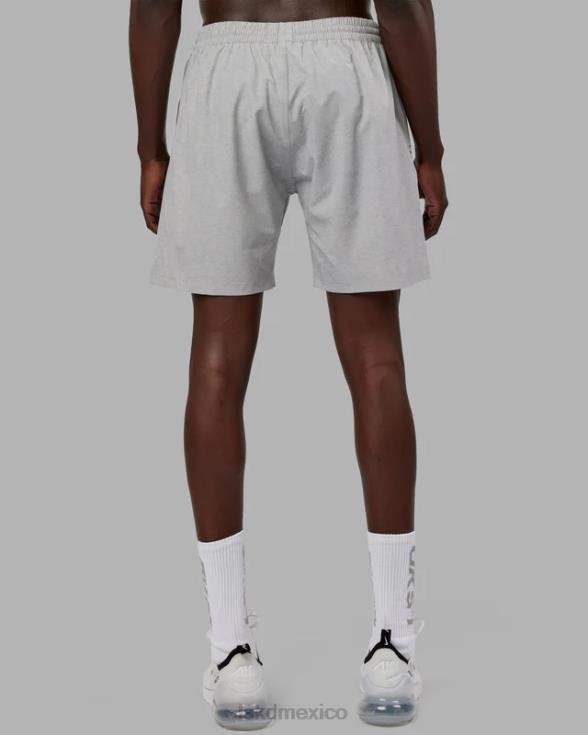 pantalón corto de alto rendimiento rep 7'' - gris claro jaspeado hombres LSKD VP42D1104 vestir