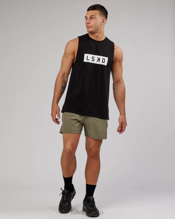 pantalón corto de competición de 5'' - olive fade hombres LSKD VP42D1120 vestir