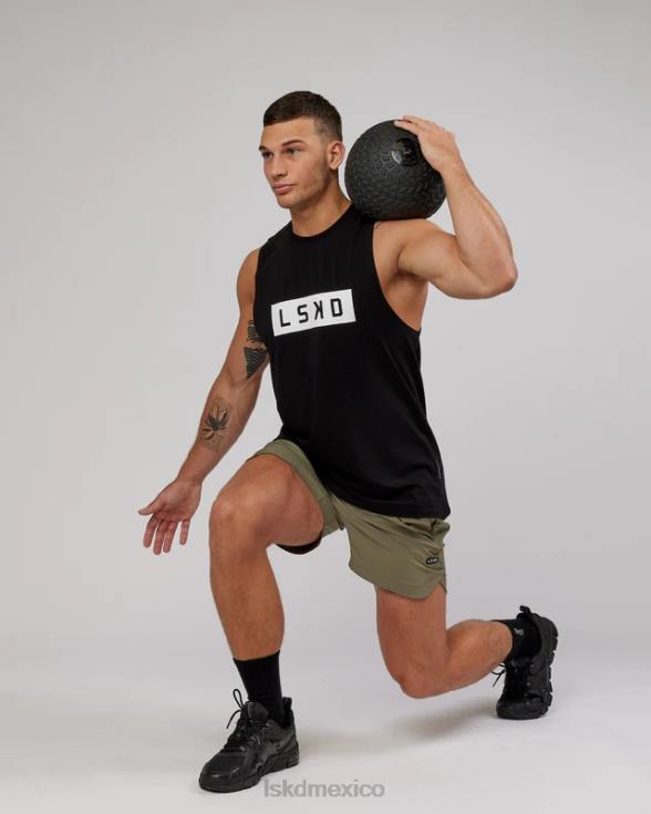 pantalón corto de competición de 5'' - olive fade hombres LSKD VP42D1120 vestir