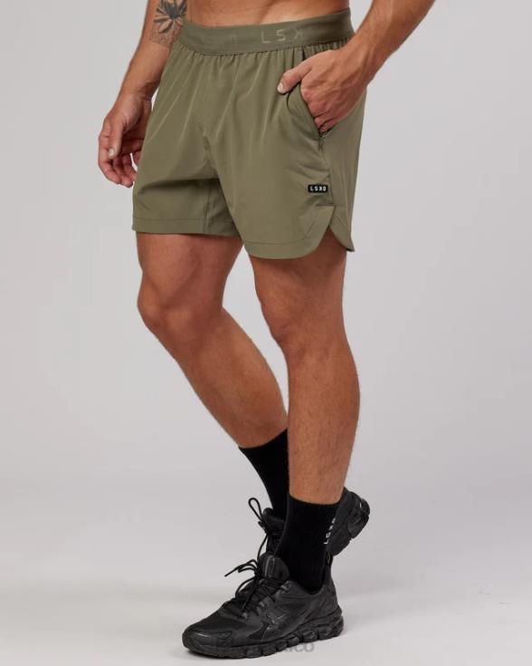 pantalón corto de competición de 5'' - olive fade hombres LSKD VP42D1120 vestir