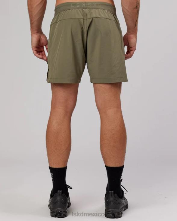 pantalón corto de competición de 5'' - olive fade hombres LSKD VP42D1120 vestir