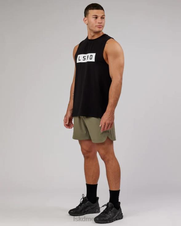 pantalón corto de competición de 5'' - olive fade hombres LSKD VP42D1120 vestir