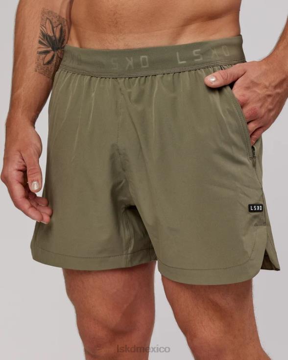 pantalón corto de competición de 5'' - olive fade hombres LSKD VP42D1120 vestir