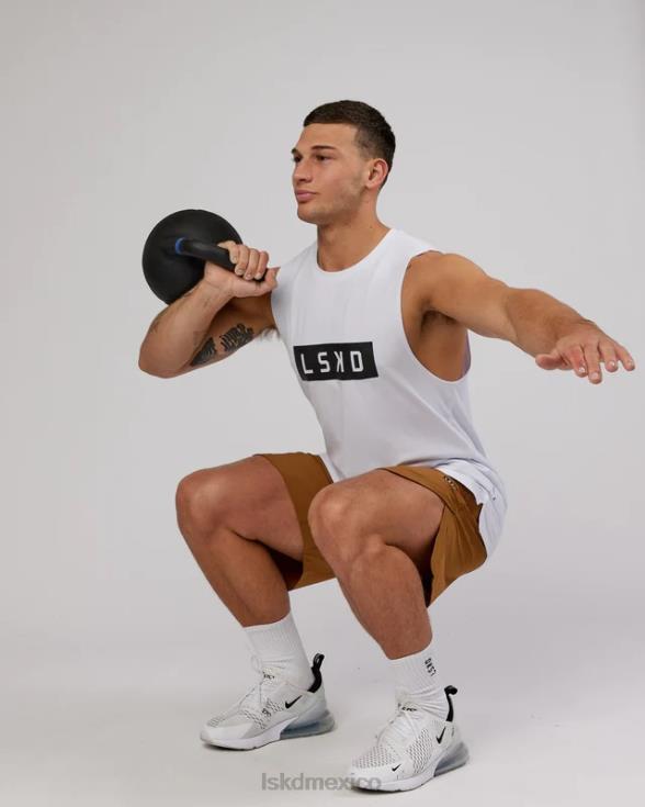 pantalón corto de competición de 8'' - camel hombres LSKD VP42D1087 vestir