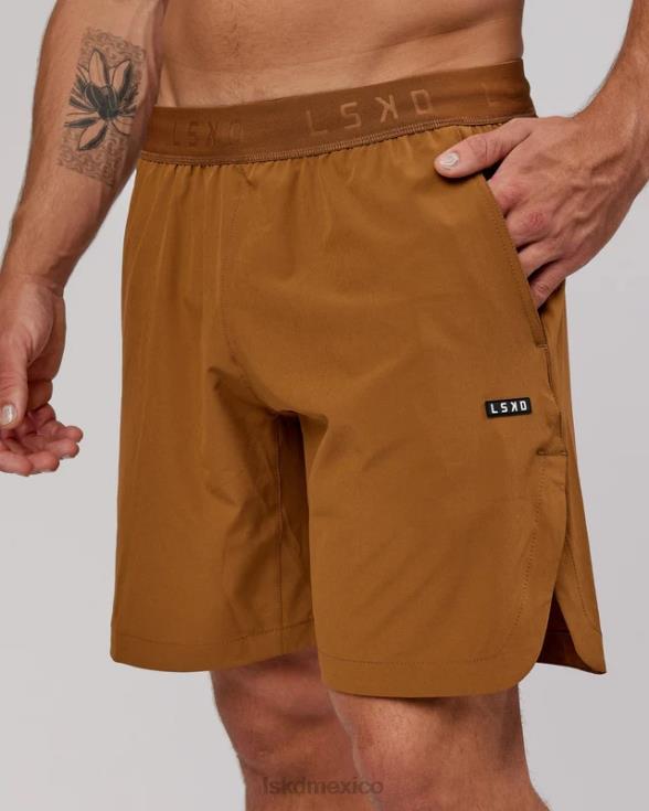 pantalón corto de competición de 8'' - camel hombres LSKD VP42D1087 vestir