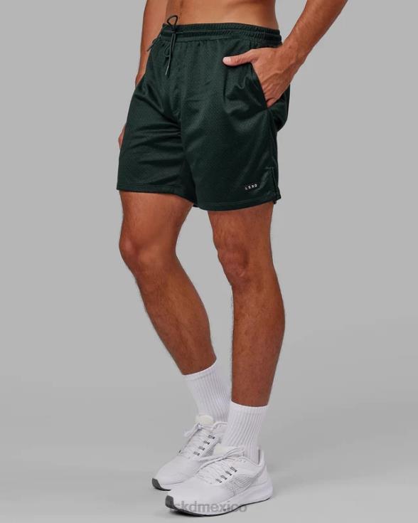 pantalón corto de malla fundamental - verde vital hombres LSKD VP42D1117 vestir