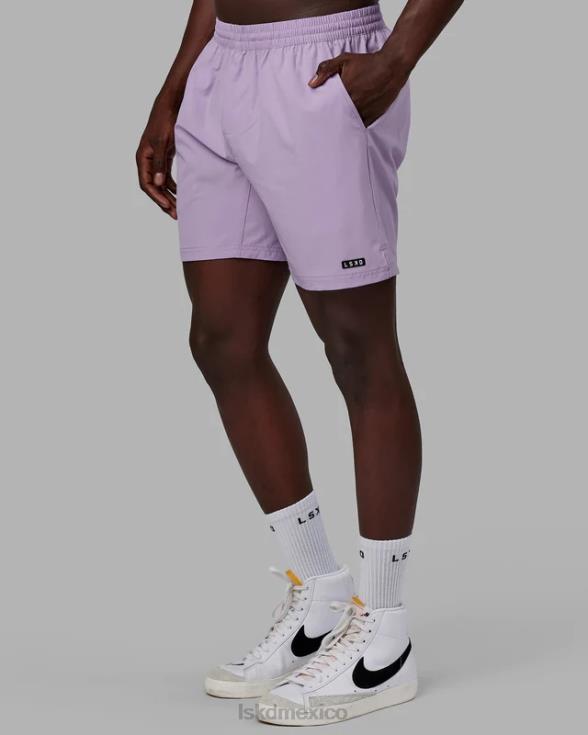 pantalón corto de rendimiento intensidad 7'' - lila pálido hombres LSKD VP42D1063 vestir