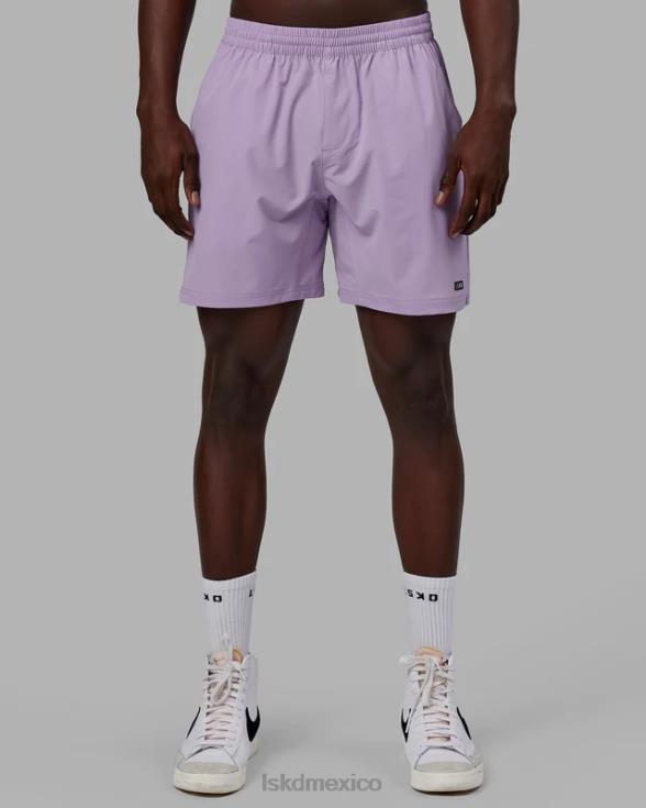 pantalón corto de rendimiento intensidad 7'' - lila pálido hombres LSKD VP42D1063 vestir