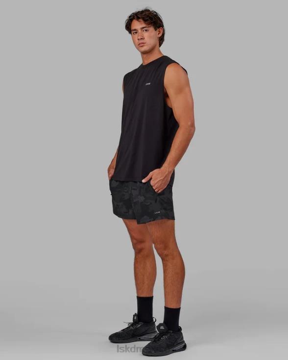 pantalón corto de rendimiento rep 5'' - camuflaje negro hombres LSKD VP42D1118 vestir